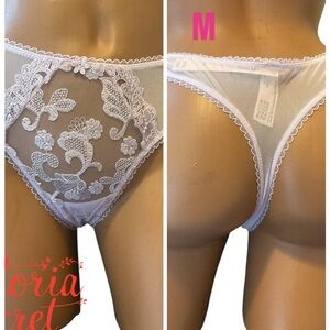 Victoria's Secret Delicate White Lace Panty